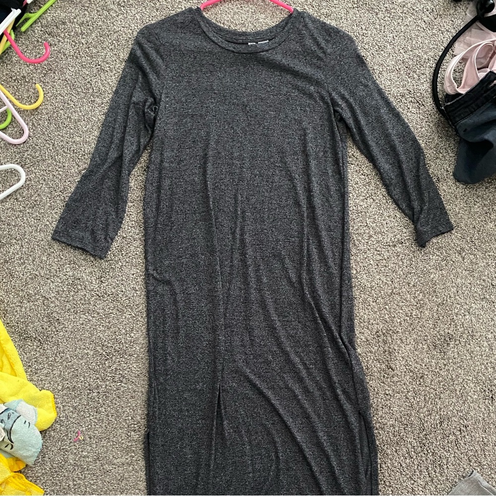 Elbow sleeve mid/maxi dress